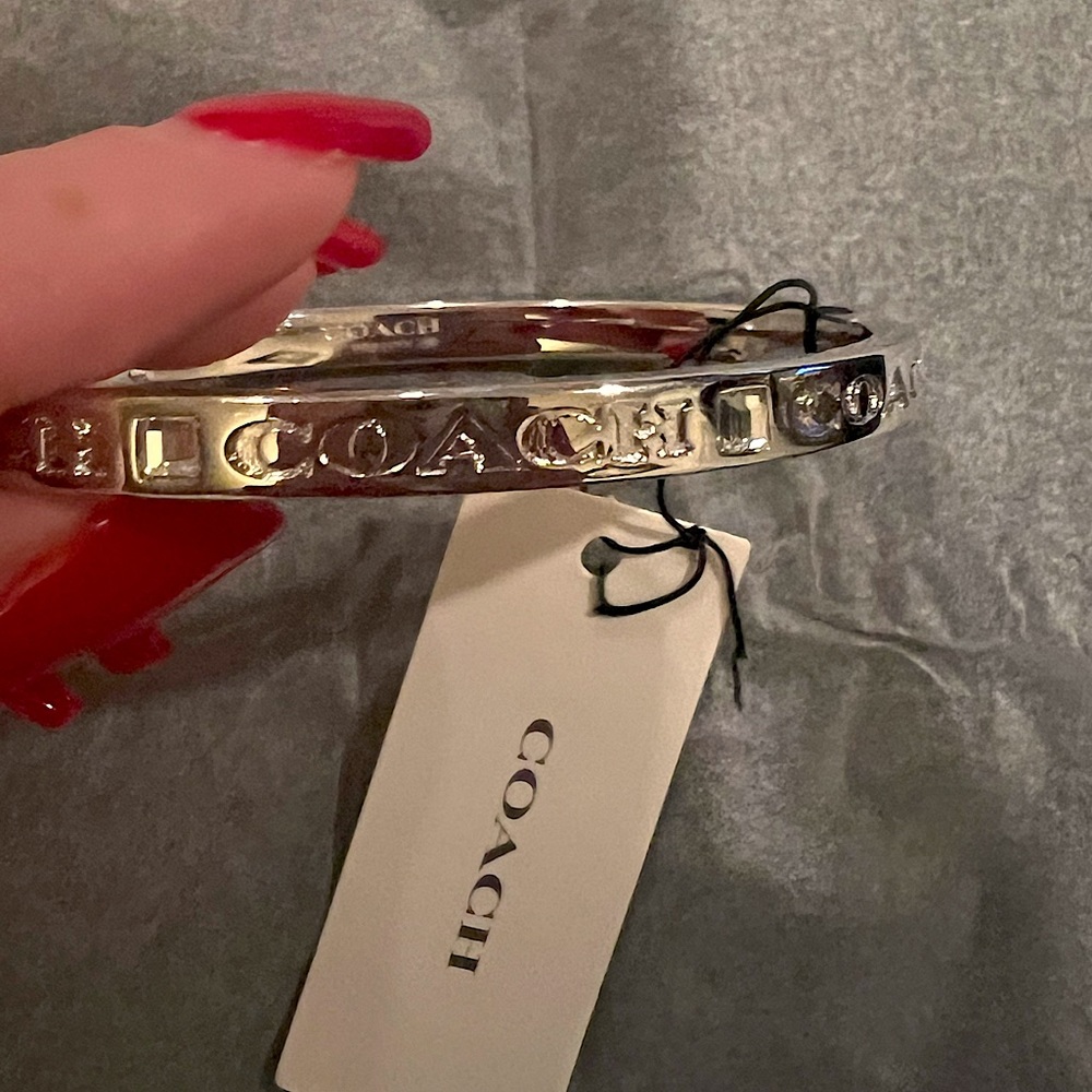 New authentic Coach silver bracelet